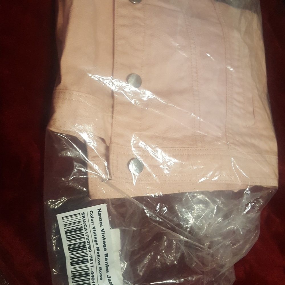 Pink denim jacket - Picture 4 of 4